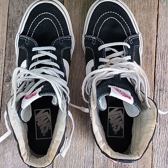 Vans SK8-H1 VR3 shoe Black/Marshmallow color women's 7 Men's 5.5 - Picture 7 of 9